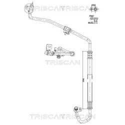 Tuyau De Clim Pour Peugeot 308 II 3008 5008 Partner Rifter Citroën Berlingo