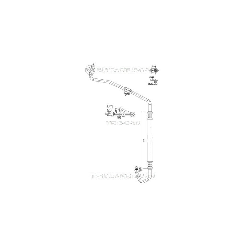 Tuyau De Clim Pour Peugeot 308 II 3008 5008 Partner Rifter Citroën Berlingo