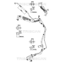 Tuyau De Clim Pour Peugeot Citroën C3 II - Picasso DS3 DS 9802125980 9802131980