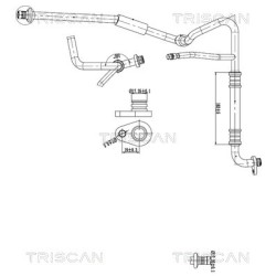Tuyau De Clim Pour Peugeot 407 508 I Citroën C5 III C6