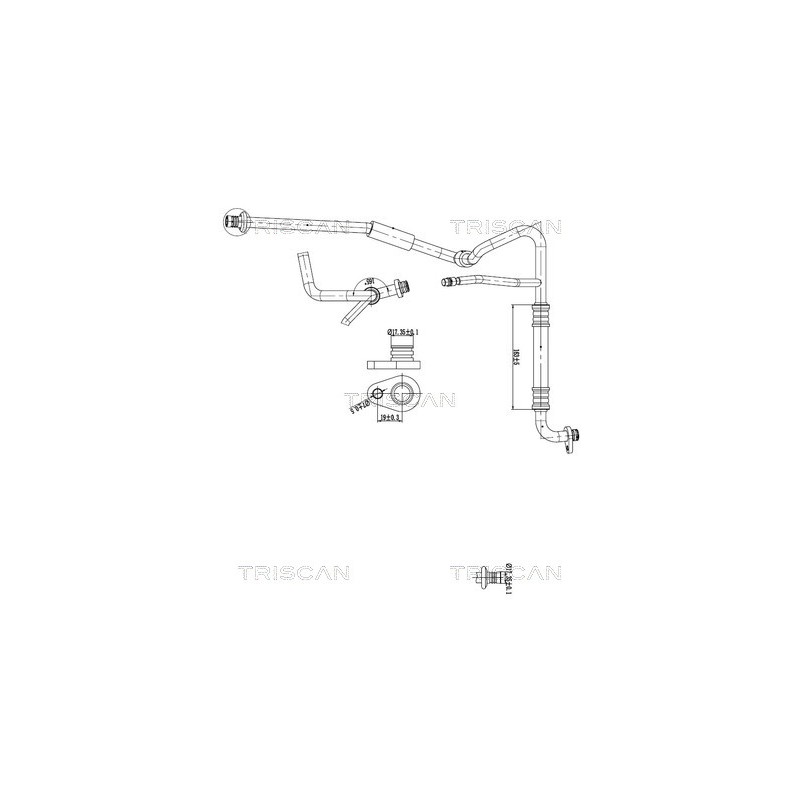 Tuyau De Clim Pour Peugeot 407 508 I Citroën C5 III C6