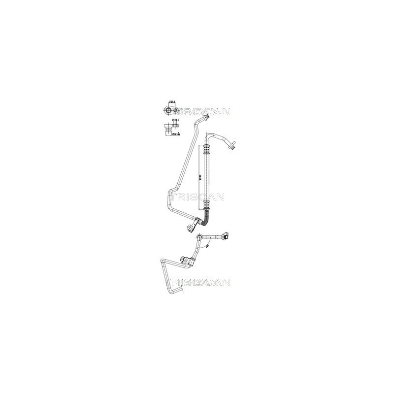 Tuyau De Clim Pour Peugeot 208 2008 I Citroën C3 II - DS3 DS 6477.K0