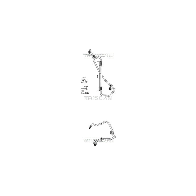 Tuyau De Clim Pour Peugeot 208 Citroën C3 II - C4 Cactus DS3 DS 9678308780