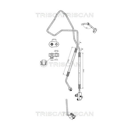 Tuyau De Clim Pour Peugeot Boxer Fiat Ducato Citroën 1607290880 1366872080