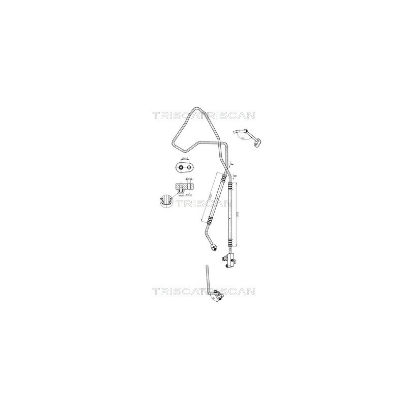 Tuyau De Clim Pour Peugeot Boxer Fiat Ducato Citroën 1607290880 1366872080