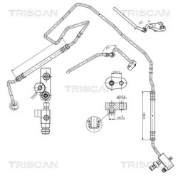 Tuyau De Clim Pour Peugeot Fiat Ducato Citroën 1614007380 1379554080 1615662180