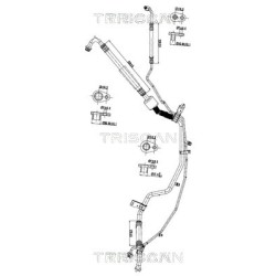 Tuyau De Clim Pour Peugeot Opel Citroën C3 II DS 9678309780 3640906 9827689280