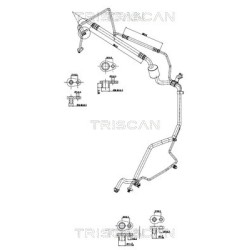 Tuyau De Clim Pour Citroën C2 C3 I 6460.GA 6460.GS 6460.KR 6460.RX 6460.V2