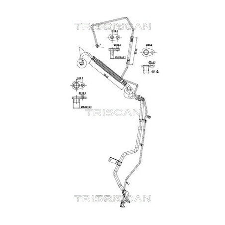 Tuyau De Clim Pour Peugeot 207 6460.TV 6477.G1 6477.J0 9800975380