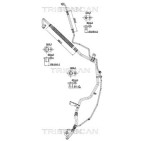 Tuyau De Clim Pour Peugeot 207 Citroën C3 Picasso 6460.TS 6477.F9 6477.N8
