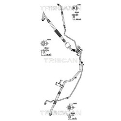 Tuyau De Clim Pour Peugeot 208 2008 I Citroën C3 II -