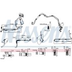 Tuyau De Clim Pour Peugeot 308 3008 5008 Partner Citroën Berlingo C4 I II DS4