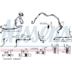 Tuyau De Clim Pour Peugeot 308 3008 5008 Citroën DS4