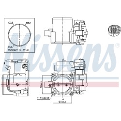 Corps Papillon Pour VW Audi A1 A3 A4 Seat Skoda 03F133062B 03F133062C 03F133062E