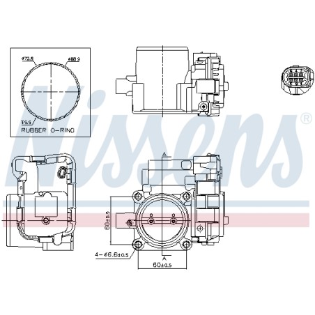 Corps Papillon Pour VW Audi A1 A3 A4 Seat Skoda 03F133062B 03F133062C 03F133062E