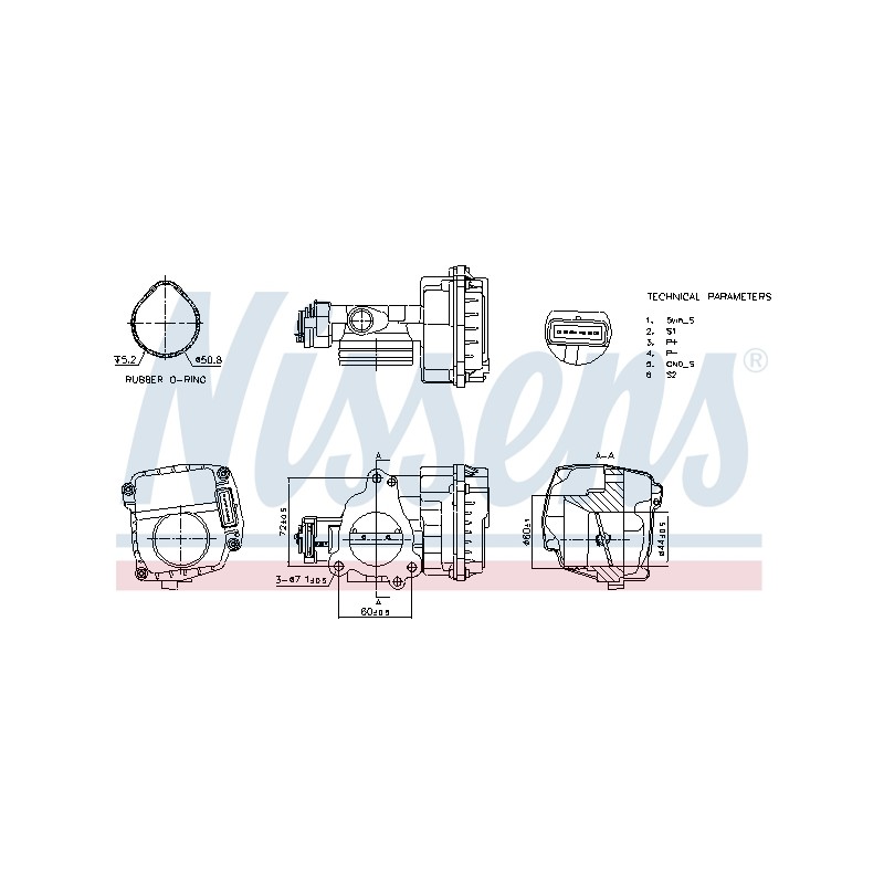 Corps Papillon Pour Peugeot 206 206+ 207 1007 Fiat Citroën 1635R8 9640796280