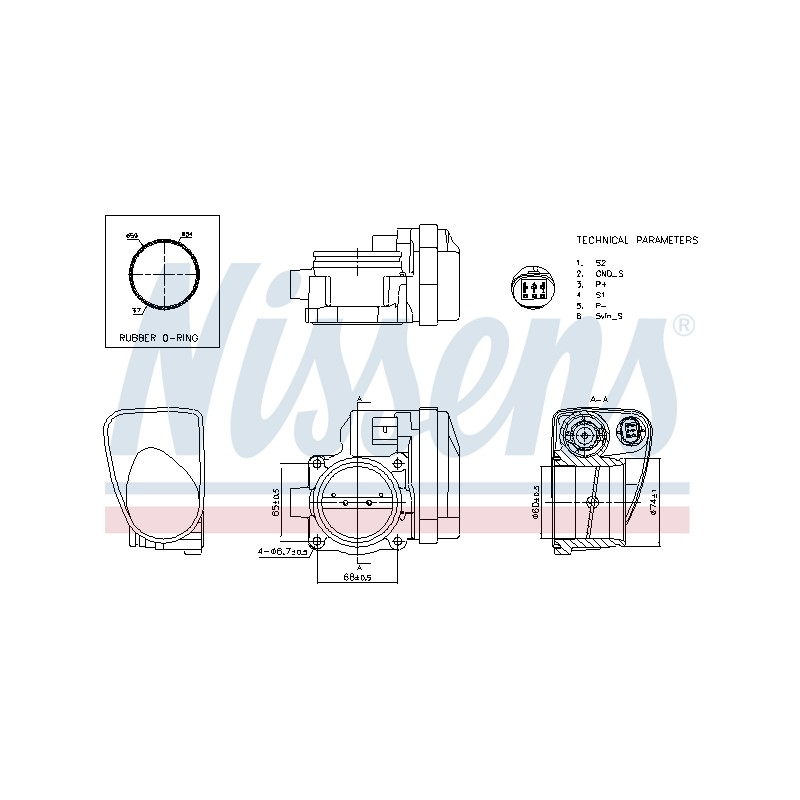 Corps Papillon Pour BMW Série 1 E87 3 E46 E90 E91 13541439224 1439224