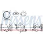 Corps Papillon Pour Renault Clio II Kangoo Logan Express I Megane Sandero Thalia