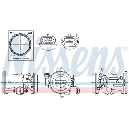 Corps Papillon Pour Renault Clio II Kangoo Logan Express I Megane Sandero Thalia