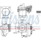 Corps Papillon Pour Peugeot BMW Opel Citroën C4 163631 13547528179 V867527880