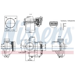 Corps Papillon Pour Peugeot Citroën Mini 163636 0361R3 13547576697 163673