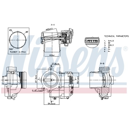 Corps Papillon Pour Peugeot Citroën Mini 163636 0361R3 13547576697 163673