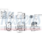 Corps Papillon Pour Renault Opel Nissan Vauxhall 8200330810 4431102 1471500Q0A