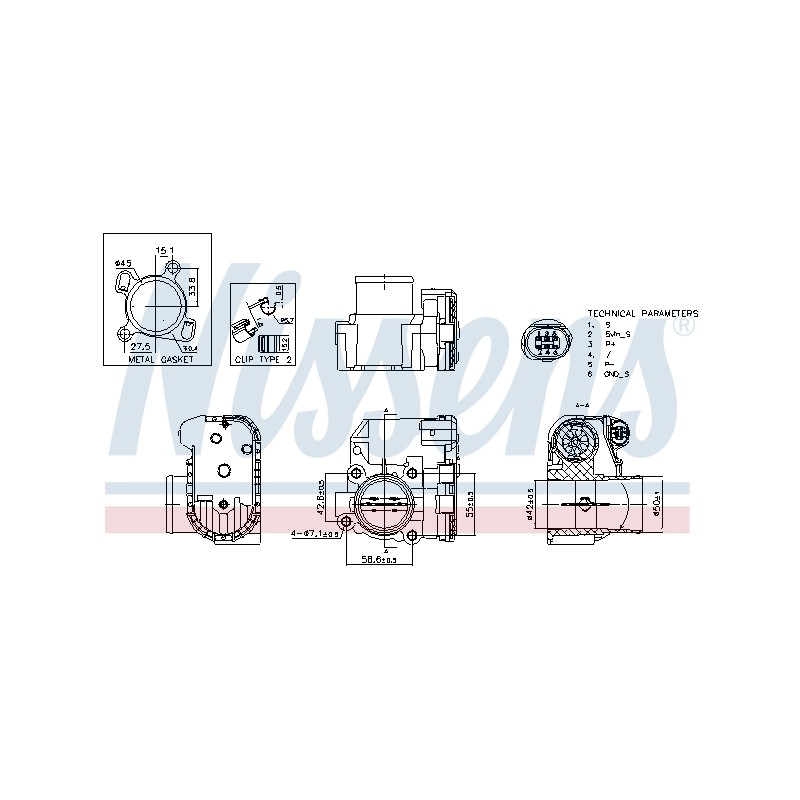 Corps Papillon Pour Renault Opel Nissan Vauxhall 8200330810 4431102 1471500Q0A