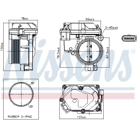 Corps Papillon Pour VW Touareg Audi A4 A5 A6 A7 A8 Q5 Q7
