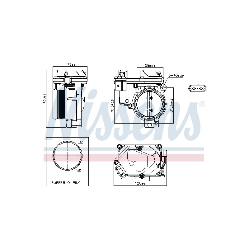 Corps Papillon Pour VW Touareg Audi A4 A5 A6 A7 A8 Q5 Q7