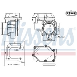 Corps Papillon Pour Hyundai Accent IV Elantra i20 i30 i40 CW ix20 ix35 Van Kia