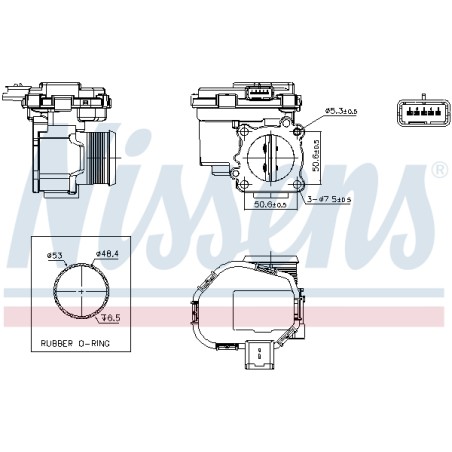 Corps Papillon Pour Peugeot Opel Fiat Ford 0345F9 0345G4 9673534480 1716693