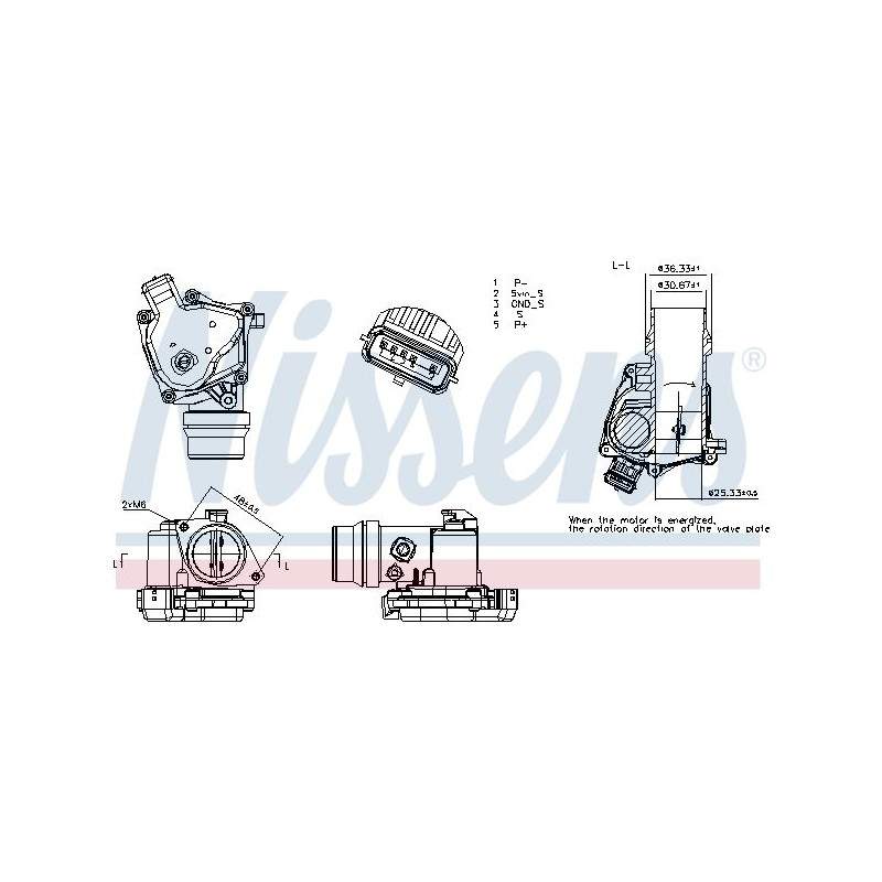 Corps Papillon Pour Renault Nissan MERCEDES Citan CLA 161A09794R 147B000Q0C