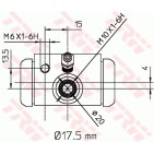 Cylindre de roue Pour Renault Clio I II IV Logan Sandero Thalia III Dacia Logan
