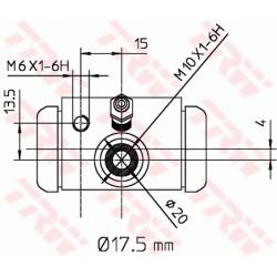 Cylindre de roue Pour Renault Clio I II IV Logan Sandero Thalia III Dacia Logan