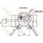 Cylindre de roue Pour Peugeot 205 - I II 440265