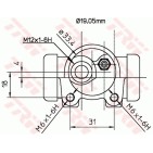 Cylindre de roue Pour Peugeot 106 I II Citroën AX BX Saxo