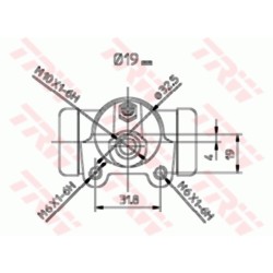 Cylindre de roue Pour Peugeot 205 - I II 440275