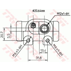 Cylindre de roue Pour Renault 19 I II 7701035406