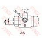 Cylindre de roue Pour Ford P 100 II Transit 6182644 88VB-2262-AA