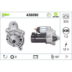 Démarreur Pour Peugeot 306 405 II Citroën Xantia ZX