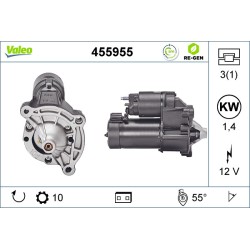 Démarreur Pour Peugeot Fiat Citroën Rover 5802-R4 9608719280 5802CG GNU4674