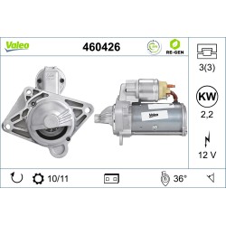 Démarreur Pour Renault Opel Nissan Vauxhall 23300JG70A 1202204 23300-00Q0D