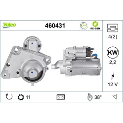 Démarreur Pour Peugeot 206 Opel Suzuki Citroën 9662854180 3640318 31100-69K00
