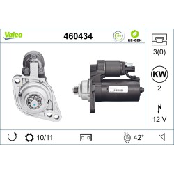 Démarreur Pour VW Audi Seat Skoda 02Z911023F 02Z911023FX 02Z911023H 02Z911023HX