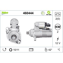 Démarreur Pour VW Audi Seat Skoda 2M911023PX 2M911023Q 2M911024N 2M911023QX