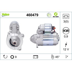 Démarreur Pour Renault 4 5 6 7 12 Variable 12/Break Estafette Trafic 7700509355