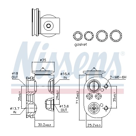 Détendeur, climatisation Pour BMW Série 1 F20 F21 2 F22, F87 F23 64119229488