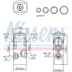 Détendeur, climatisation Pour Peugeot Opel Citroën Vauxhall 6461G5 1618057