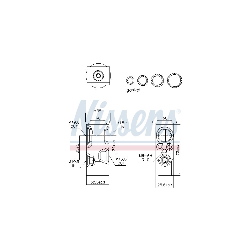 Détendeur, climatisation Pour Peugeot Opel Citroën Vauxhall 6461G5 1618057